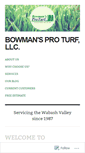 Mobile Screenshot of bowmansproturf.com